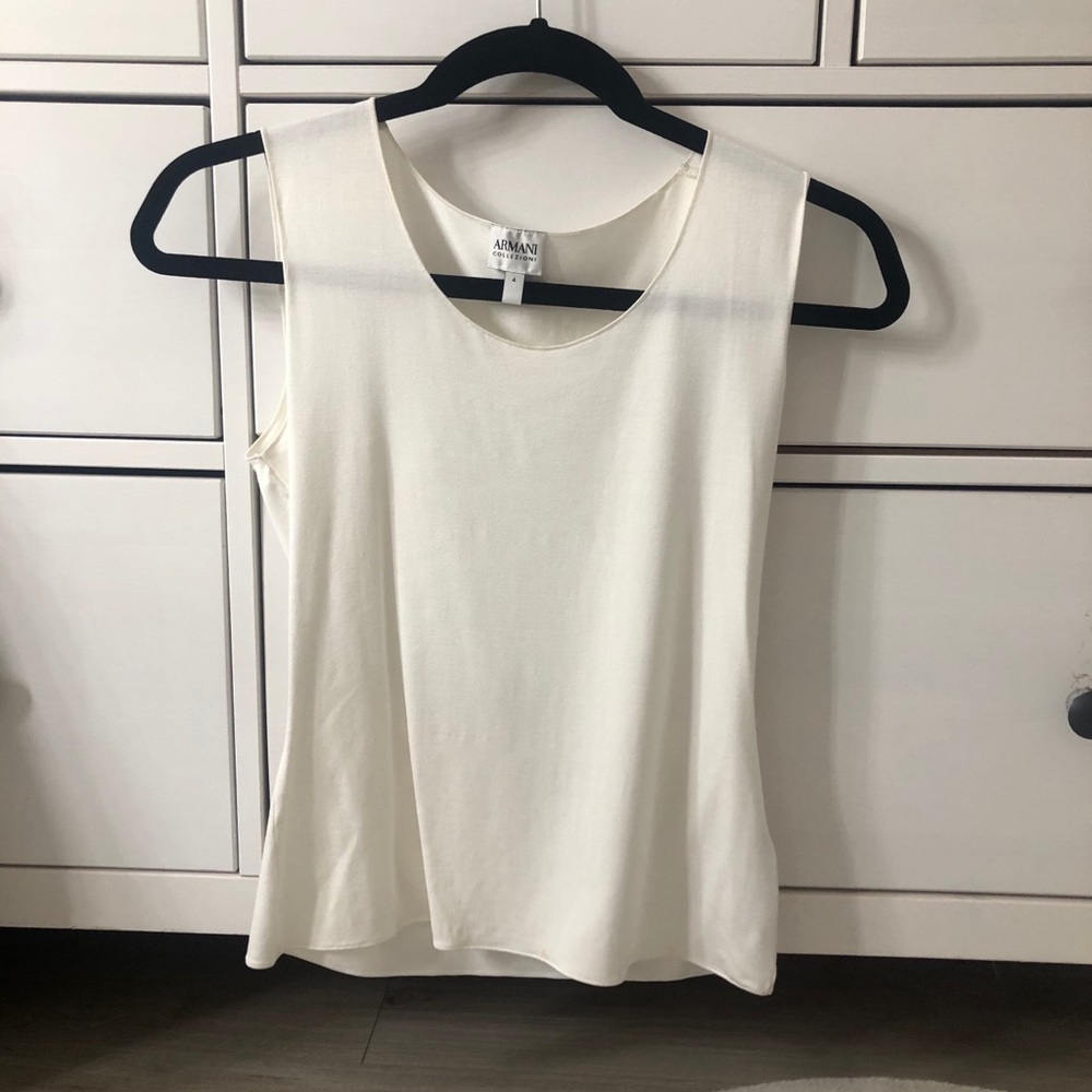 Armani Collezioni jersey tank